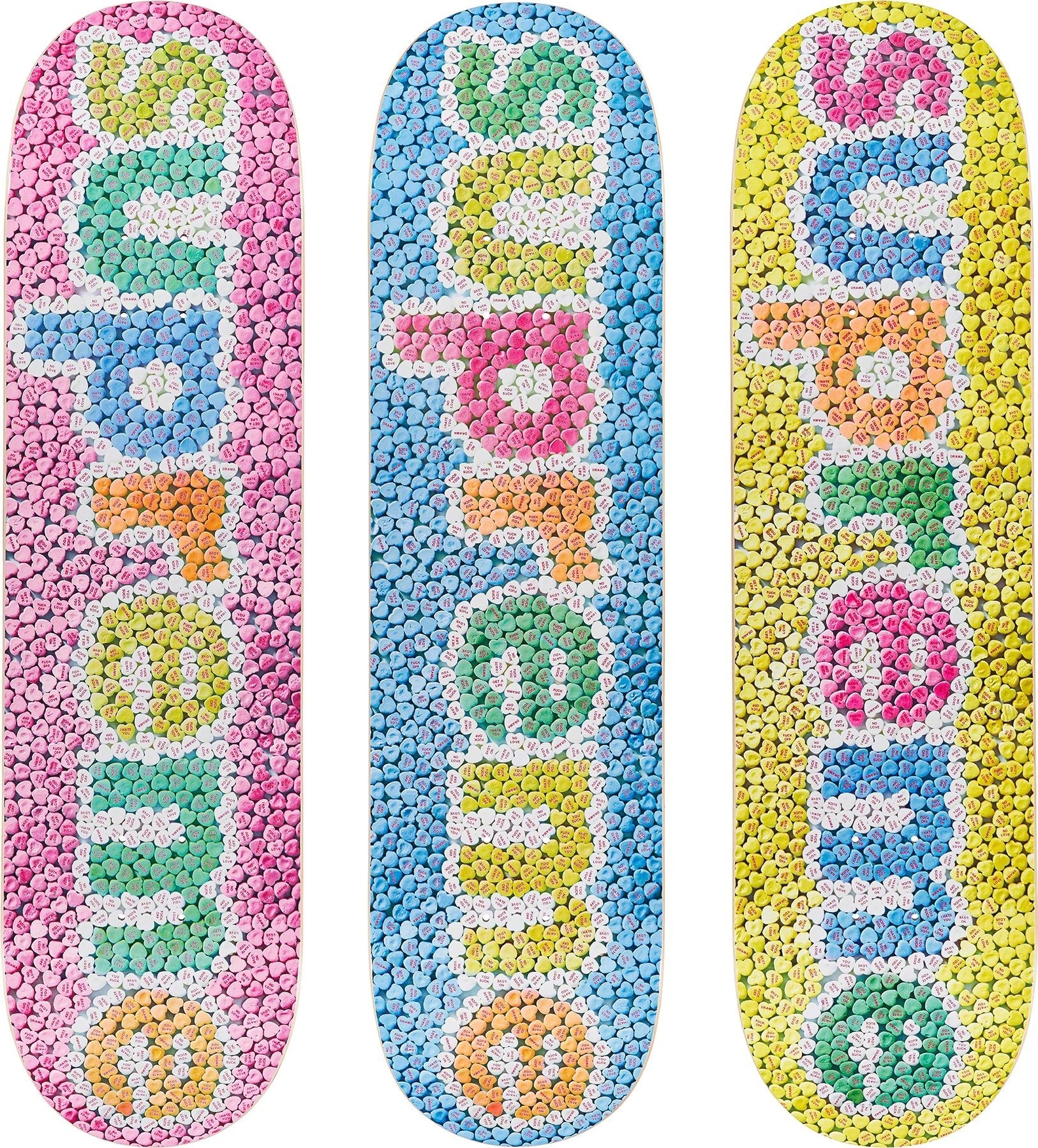 Candy Hearts Skateboard